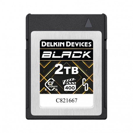 Delkin CFexpress 4.0 BLACK | Type B | R3700/W3220 (VPG400) 2TB