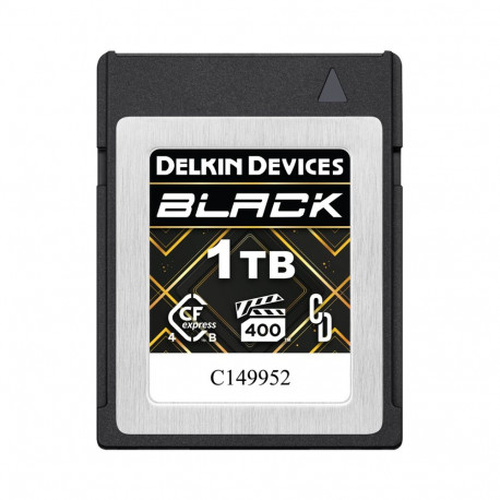 Delkin CFexpress 4.0 BLACK | Type B | R3630/W3130 (VPG400) 1TB