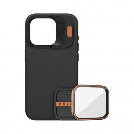 PolarPro Kit - LiteChaser iPhone 15 Pro Max Case Black + UV Filter