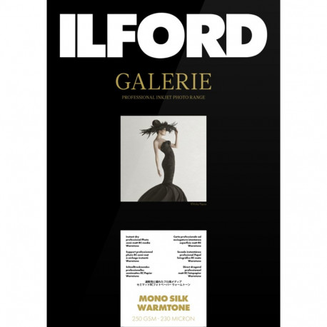 ILFORD fotopaber Galerie Mono Silk Warmtone 250g 13x18cm 100 lehte