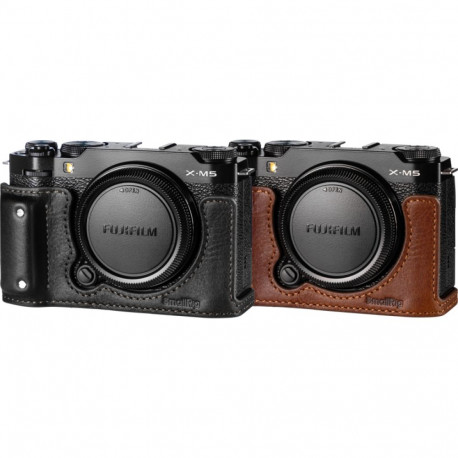 SmallRig ümbris Camera Leather Half Case Kit for FUJIFILM X-M5, pruun (4880)