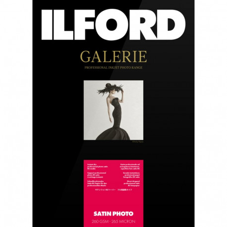 Ilford fotopaber Galerie Satin 260g A3 25 lehte