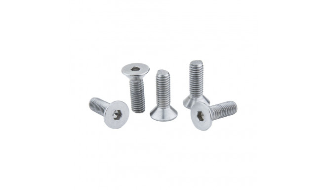 Kupo KS-293 3/8"-16Unc X 1-1/4" Stainless Hex Flat Head Screw Set (5Pcs)