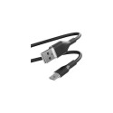 PURO Power And Data Sync SOFT Cable From USB-A To USB-C 1.5m
