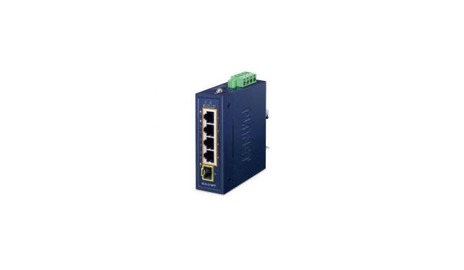 PLANET IP30 Compact size 4-Port IGS-514PT Unmanaged Gigabit Ethernet (10/100/1000) Power over Ethern