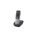 Gigaset E560 telephone DECT telephone Caller ID Black, Silver