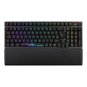 ASUS ROG Strix Scope II 96 RX Wireless keyboard Gaming USB + RF Wireless + Bluetooth Black