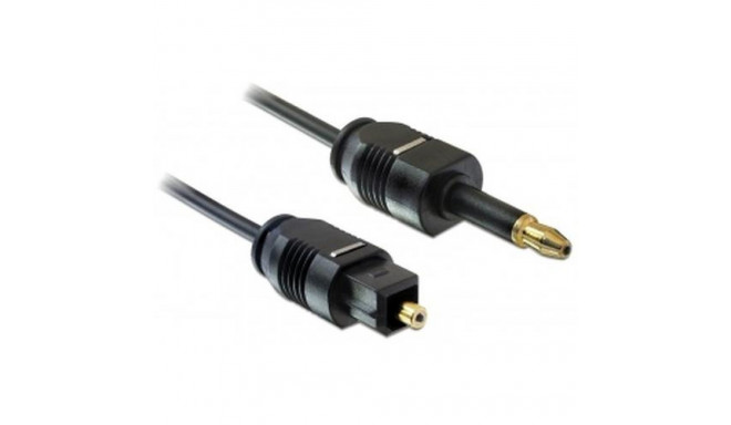 DeLOCK 1m Toslink audio cable Mini-TOSLINK Black