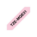 Brother TZEMQE31 label-making tape Black on pink TZe