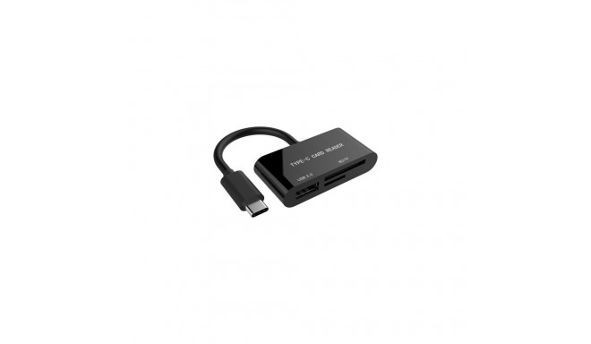 Gembird UHB-CR3-02 card reader USB 3.2 Gen 1 (3.1 Gen 1) Type-C Black