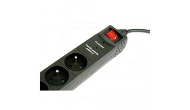 Gembird SPF5-C-5 surge protector Black 5 AC outlet(s) 250 V 1.5 m