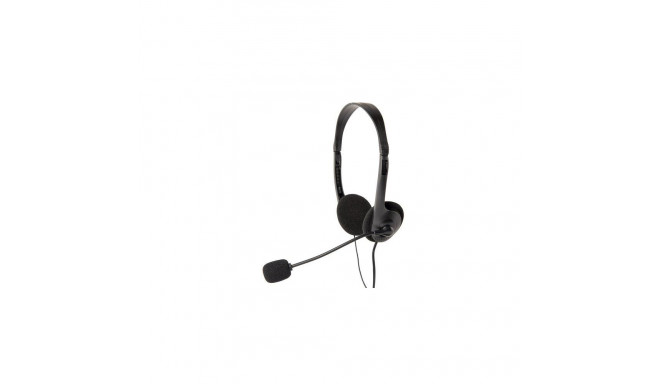 Gembird MHS-123 headphones/headset Wired Head-band Calls/Music Black