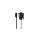 Gembird A-CM-VGAM-01 USB graphics adapter 1920 x 1080 pixels Black