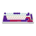 LORGAR KBP7075W, Wireless 75% Mechanical Gaming Keyboard Pro, White, EN layout