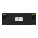 LORGAR KBP70MW, Wireless 65% Mechanical Gaming Keyboard Pro, Black/yellow, EN layout