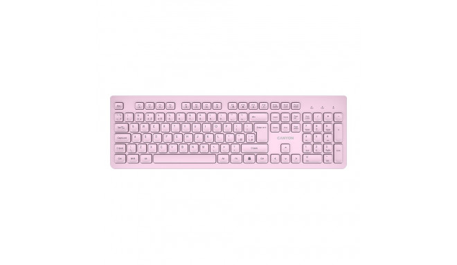 CANYON keyboard HKB-W01 UK/US AAA Wireless Pink