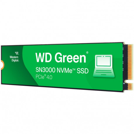 SSD POWERED BY SANDISK WD Green SN3000 1TB M.2 2280 S3-M PCIe Gen4 x4 NVMe, Read/Write: 5000/4200 MB