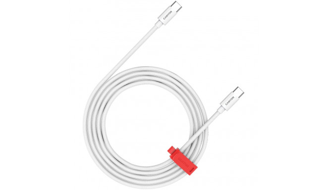 CANYON cable CC60AB C-C 60W Braided 1.2m White