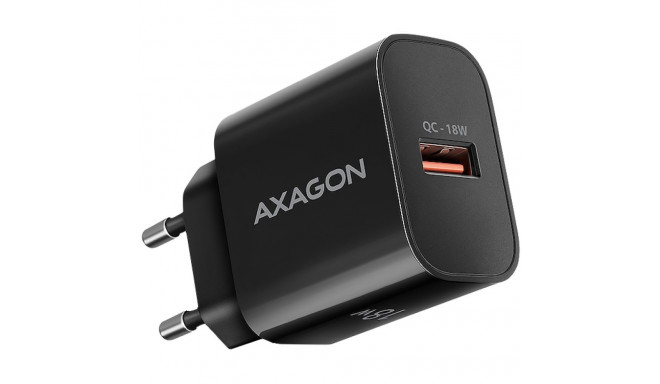 AXAGON ACU-QC18 wall charger 1x QC3.0/AFC/FCP/SMART, 18W, black