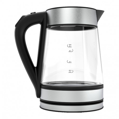 AENO EK1S Smart Electric Kettle, Wi-Fi, Glass, 1.7L, Temp Control, Black