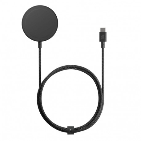 Juhtmevaba laadimisalus SnapStand Magnetic Qi2, must, MagSafe, tugijalaga, Native Union