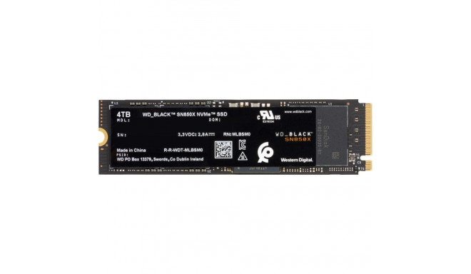WD Black SN850X 4 Tt M.2 NVMe SSD-kõvaketas