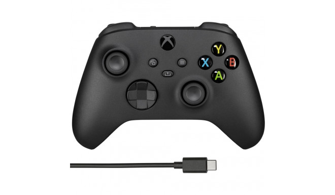 Microsoft Xbox juhtmevaba pult + Windows kaabel, must, mängupult