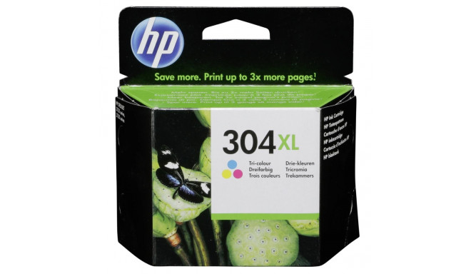 HP 304XL tindikassett, kolmevärviline