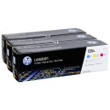 HP 128A kolmpakk - laservärikasettide komplekt, 3 värvi