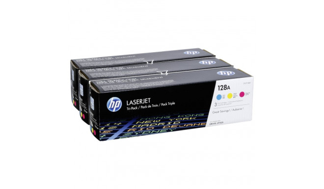 HP 128A kolmepakk laser värikassett, 3 värvi