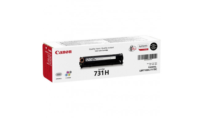 Canon 731H laservärvikassett must
