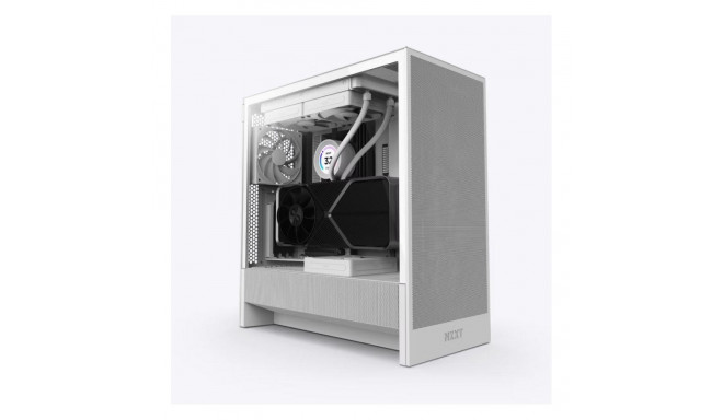 Case|NZXT|H5 Flow|MidiTower|Case product features Transparent panel|Not included|ATX|EATX|MicroATX|M