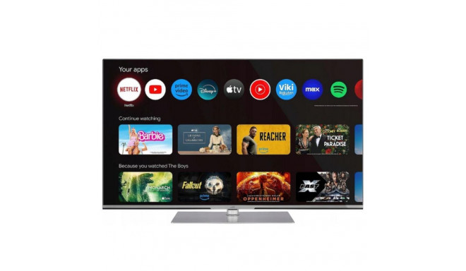 TV Set|JVC|50"|4K/Smart|QLED|3840x2160|Bluetooth|Silver|LT-50VGQ840P