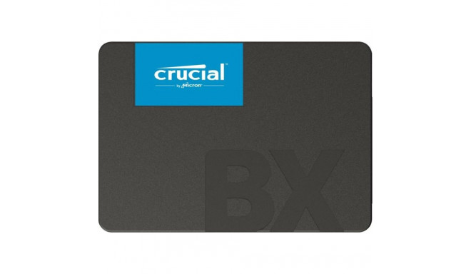SSD|CRUCIAL|BX500|240GB|SATA 3.0|Write speed 500 MBytes/sec|Read speed 540 MBytes/sec|2,5"|TBW 80 TB