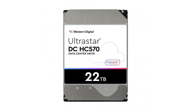 HDD|WESTERN DIGITAL ULTRASTAR|Ultrastar DC HC570|22TB|SAS|512 MB|7200 rpm|3,5"|MTBF 2500000 hours|0F