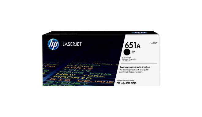 "HP 651A original Toner cartridge CE340A black standard capacity 13.500 pages 1-pack"