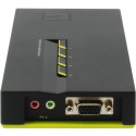 "KVM Switch 4-Fach | VGA + 2xUSB + Audio LevelOne"