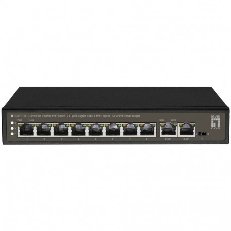 "Switch 8x FE FGP-1031 2xGE 120W 8xPoE+"