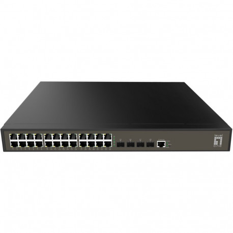 "Switch 24x GE GEL-2871 4xGSFP 19"""