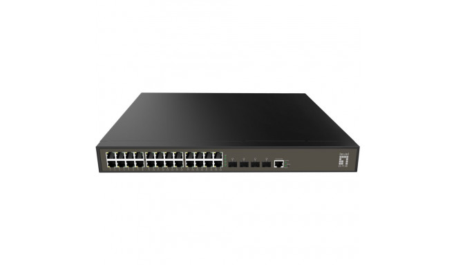 "Switch 24x GE GEL-2871 4xGSFP 19"""