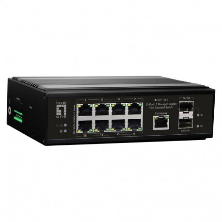 "Switch 8x GE IGP-1061 2xGSFP 240W 8xPoE+"