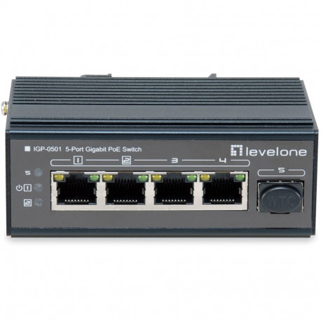 "Switch 4x GE IGP-0501 1xGSFP 4xPoE+"