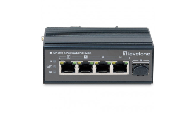 "Switch 4x GE IGP-0501 1xGSFP 4xPoE+"
