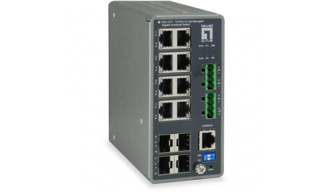 "Switch 8x GE IGU-1271 4xGSFP 8xPoE"