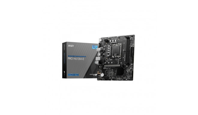 "PRO H610M-E (H610.S1700.mATX.DDR5)"