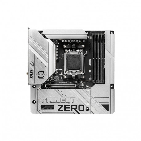"MSI B650M PROJECT ZERO (B650.AM5.mATX.DDR5)"