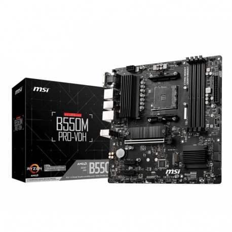 "MSI B550M Pro-VDH (B550.AM4.mATX.AMD)"