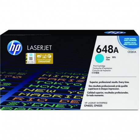 "HP Toner 648A CE261A Cyan bis zu 11.000 Seiten"
