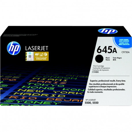 "HP 645A original Colour LaserJet Toner cartridge C9730A black standard capacity 13.000 pages 1-pack