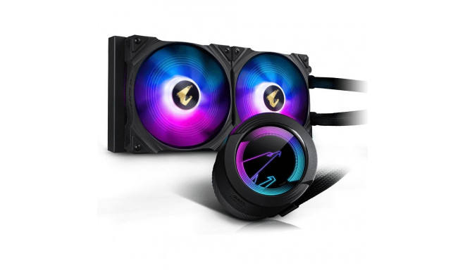 "K Cooler GIGABYTE AORUS WATERFORCE 280LIQUID CPU COOLER with ARGB display"